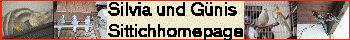Silvia und G�nis Sittichhomepage